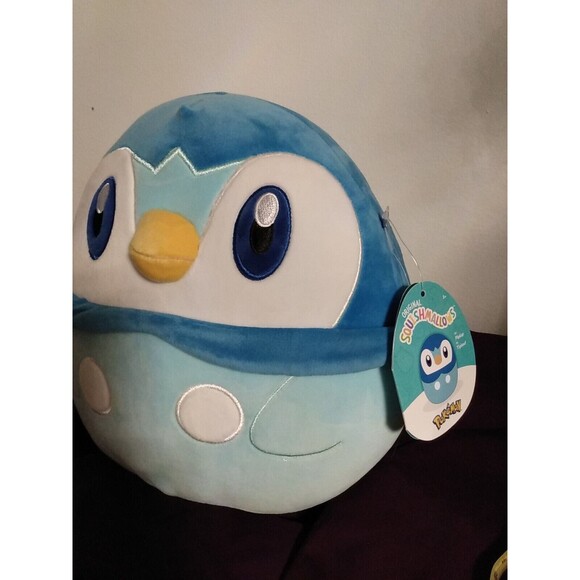 Squishmallows Blue Penguin Pokemon 10" Piplup 2023 Soft Plush Toy - Picture 2 of 6